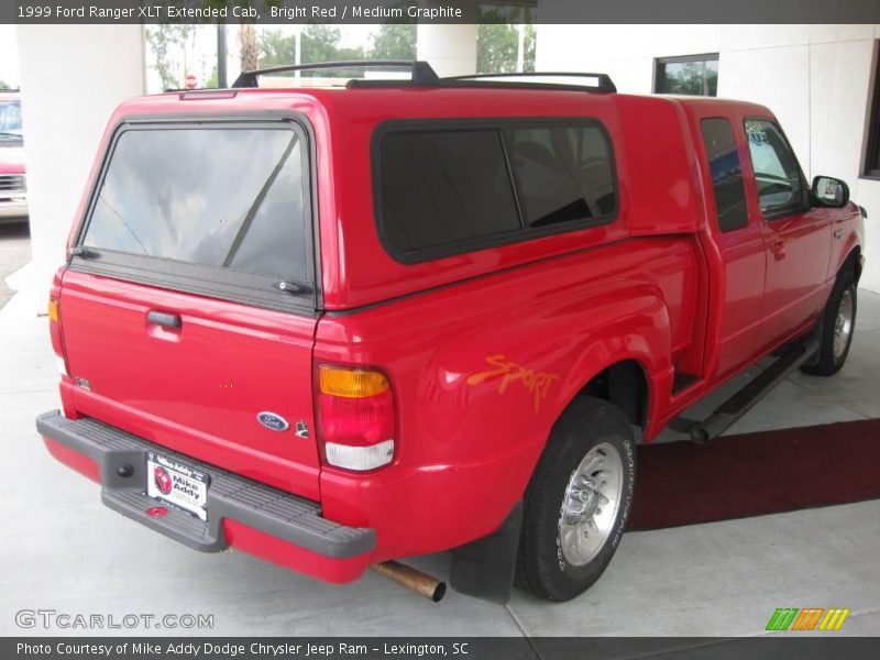 Bright Red / Medium Graphite 1999 Ford Ranger XLT Extended Cab