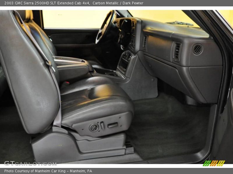 Carbon Metallic / Dark Pewter 2003 GMC Sierra 2500HD SLT Extended Cab 4x4