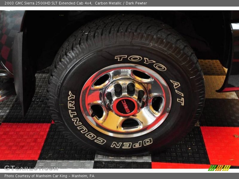Carbon Metallic / Dark Pewter 2003 GMC Sierra 2500HD SLT Extended Cab 4x4