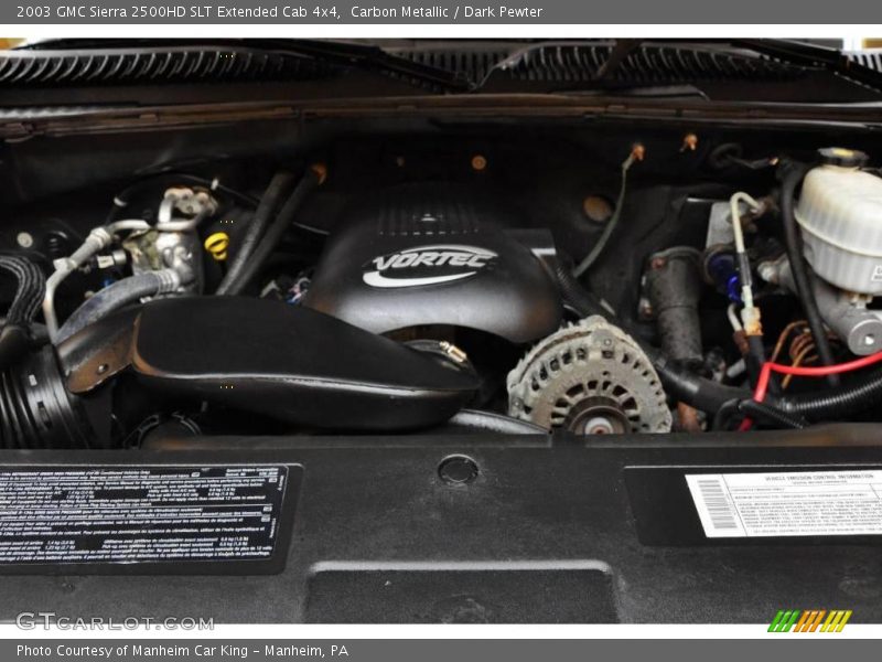 Carbon Metallic / Dark Pewter 2003 GMC Sierra 2500HD SLT Extended Cab 4x4