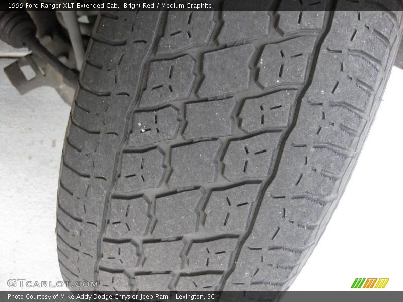 Bright Red / Medium Graphite 1999 Ford Ranger XLT Extended Cab