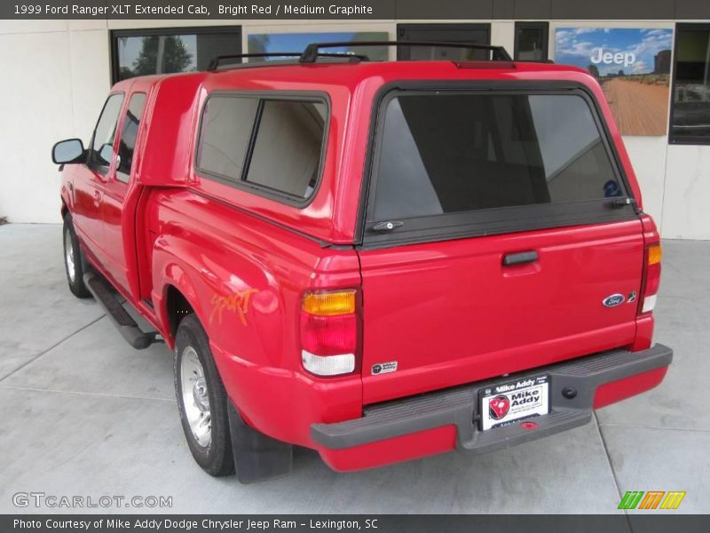 Bright Red / Medium Graphite 1999 Ford Ranger XLT Extended Cab