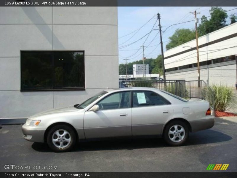 Antique Sage Pearl / Sage 1999 Lexus ES 300