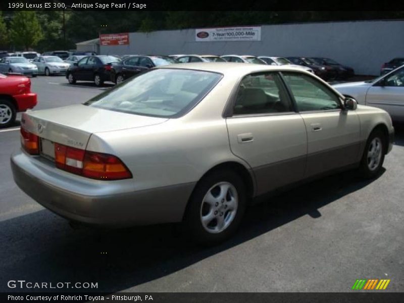 Antique Sage Pearl / Sage 1999 Lexus ES 300