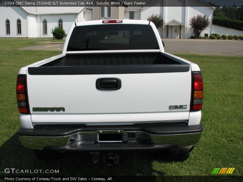 Summit White / Dark Pewter 2004 GMC Sierra 2500HD SLT Extended Cab 4x4