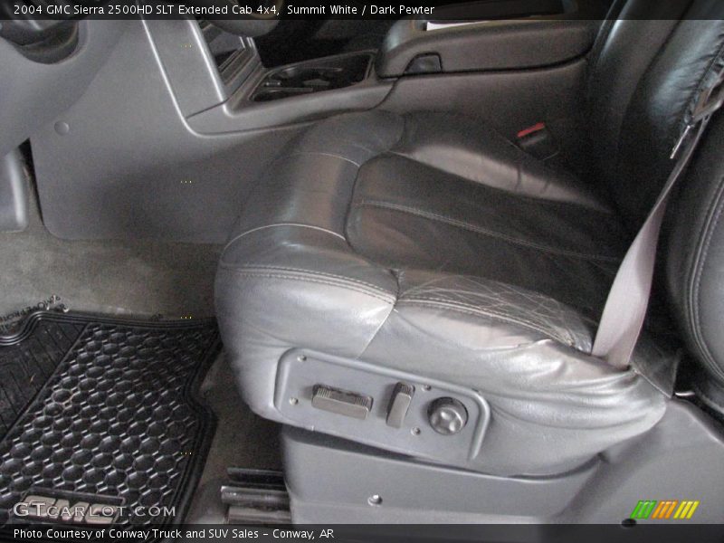 Summit White / Dark Pewter 2004 GMC Sierra 2500HD SLT Extended Cab 4x4