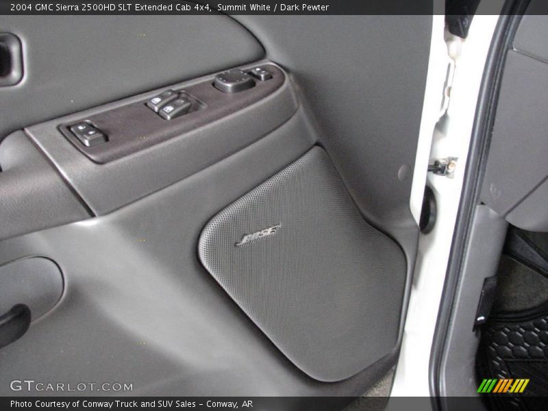 Summit White / Dark Pewter 2004 GMC Sierra 2500HD SLT Extended Cab 4x4