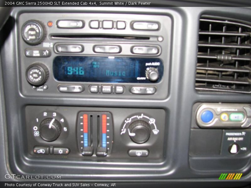 Summit White / Dark Pewter 2004 GMC Sierra 2500HD SLT Extended Cab 4x4