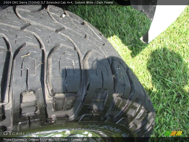Summit White / Dark Pewter 2004 GMC Sierra 2500HD SLT Extended Cab 4x4