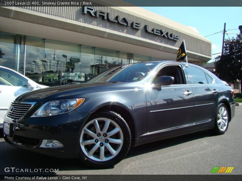 Smokey Granite Mica / Black 2007 Lexus LS 460