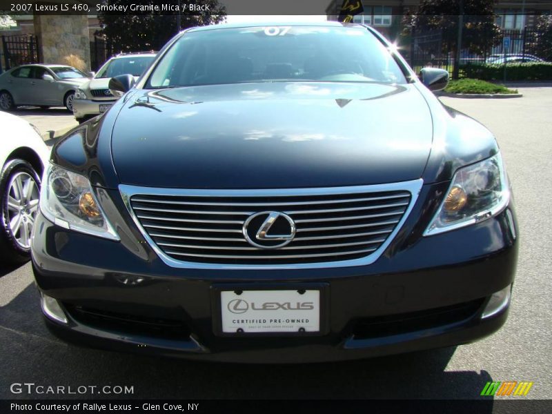 Smokey Granite Mica / Black 2007 Lexus LS 460