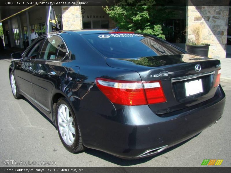 Smokey Granite Mica / Black 2007 Lexus LS 460