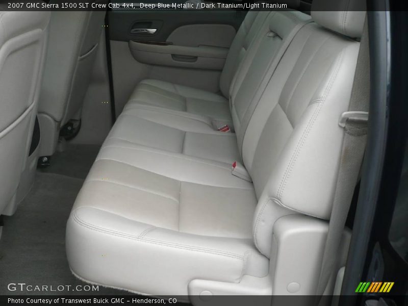 Deep Blue Metallic / Dark Titanium/Light Titanium 2007 GMC Sierra 1500 SLT Crew Cab 4x4