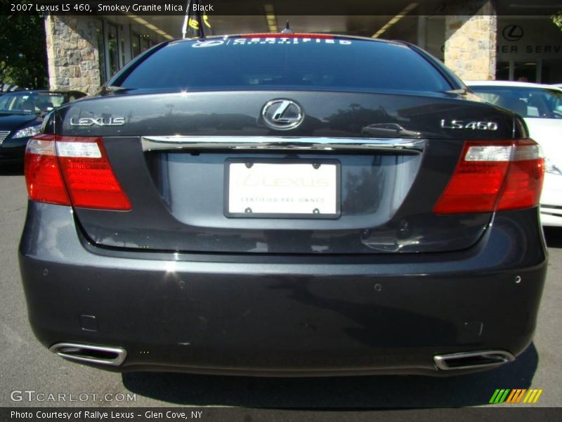 Smokey Granite Mica / Black 2007 Lexus LS 460
