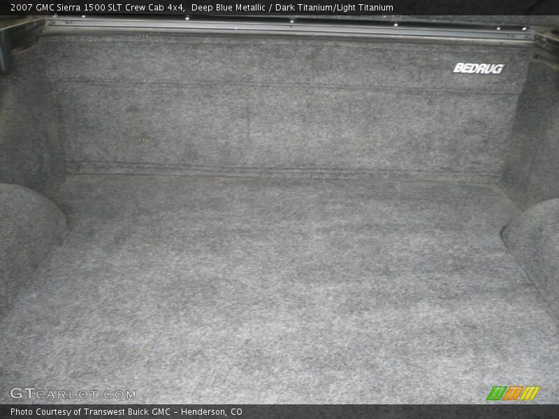 Deep Blue Metallic / Dark Titanium/Light Titanium 2007 GMC Sierra 1500 SLT Crew Cab 4x4