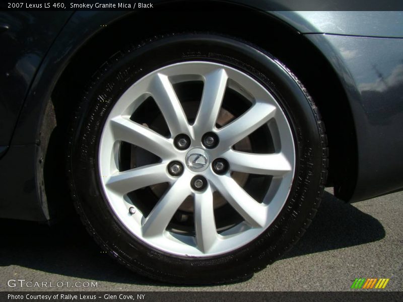 Smokey Granite Mica / Black 2007 Lexus LS 460
