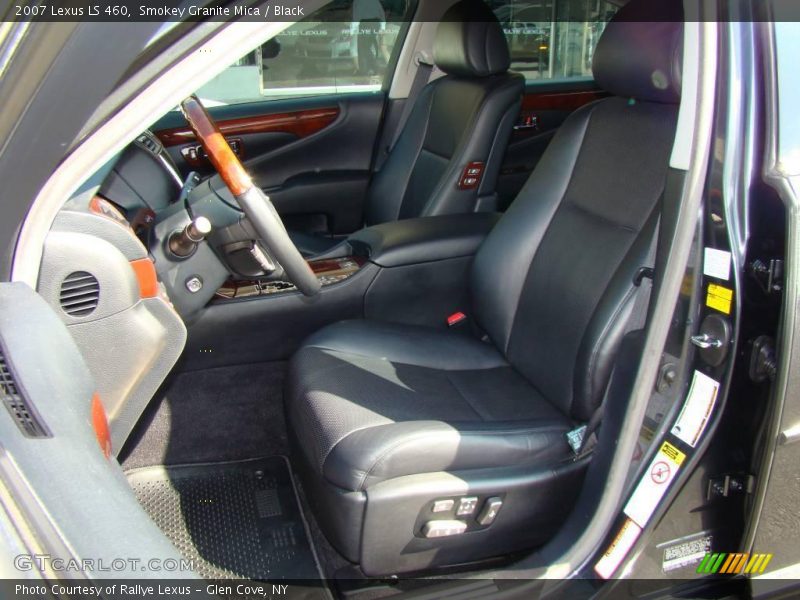 Smokey Granite Mica / Black 2007 Lexus LS 460
