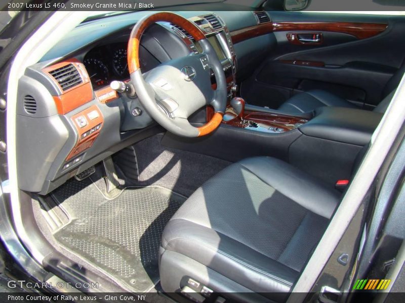 Smokey Granite Mica / Black 2007 Lexus LS 460