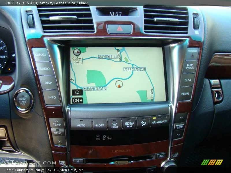 Smokey Granite Mica / Black 2007 Lexus LS 460