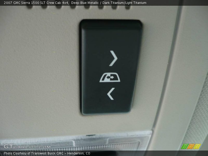 Deep Blue Metallic / Dark Titanium/Light Titanium 2007 GMC Sierra 1500 SLT Crew Cab 4x4