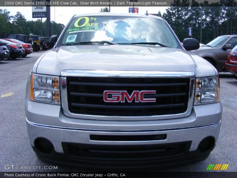 Silver Birch Metallic / Dark Titanium/Light Titanium 2009 GMC Sierra 1500 SLE XFE Crew Cab