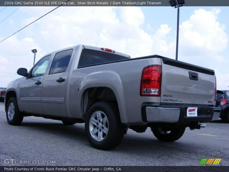 Silver Birch Metallic / Dark Titanium/Light Titanium 2009 GMC Sierra 1500 SLE XFE Crew Cab
