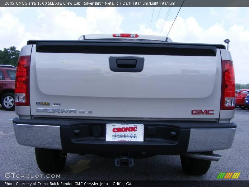 Silver Birch Metallic / Dark Titanium/Light Titanium 2009 GMC Sierra 1500 SLE XFE Crew Cab