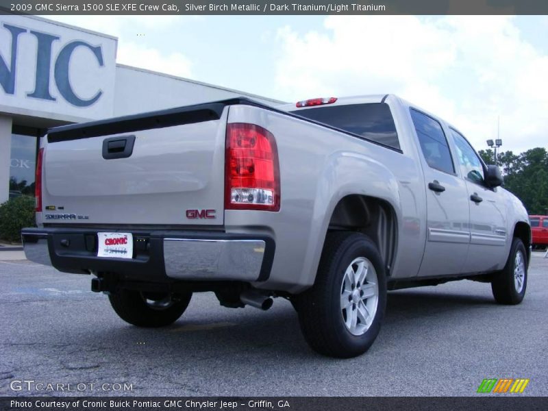 Silver Birch Metallic / Dark Titanium/Light Titanium 2009 GMC Sierra 1500 SLE XFE Crew Cab