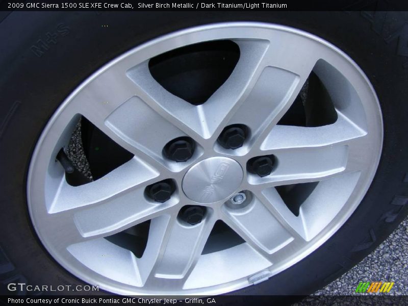 Silver Birch Metallic / Dark Titanium/Light Titanium 2009 GMC Sierra 1500 SLE XFE Crew Cab