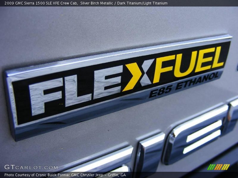 Silver Birch Metallic / Dark Titanium/Light Titanium 2009 GMC Sierra 1500 SLE XFE Crew Cab