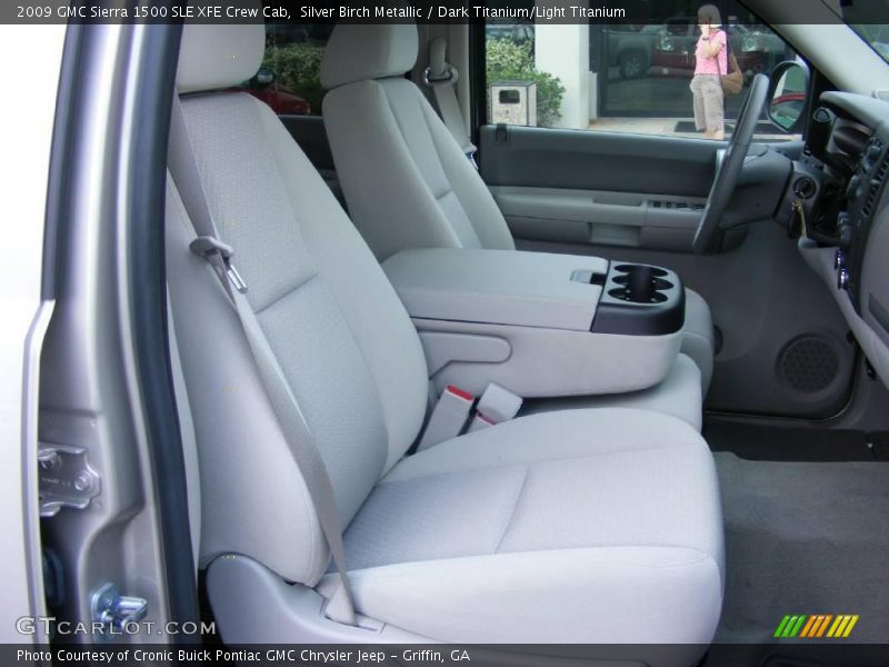 Silver Birch Metallic / Dark Titanium/Light Titanium 2009 GMC Sierra 1500 SLE XFE Crew Cab