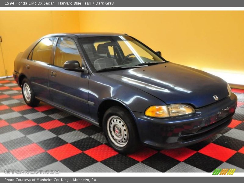 Harvard Blue Pearl / Dark Grey 1994 Honda Civic DX Sedan