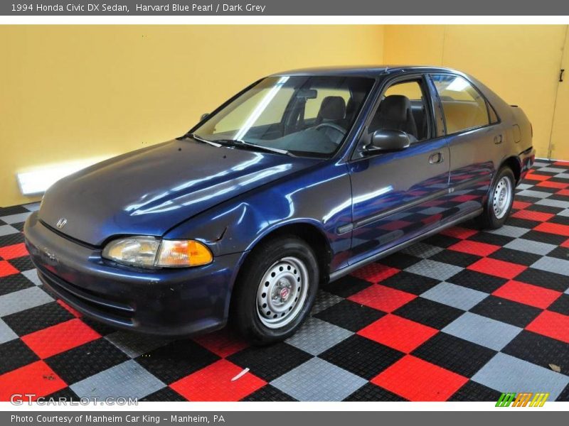 Harvard Blue Pearl / Dark Grey 1994 Honda Civic DX Sedan
