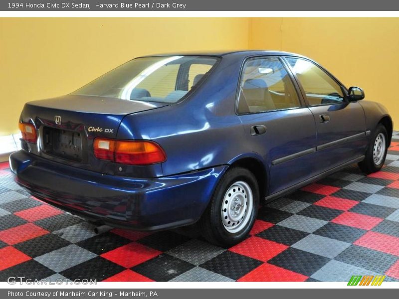 Harvard Blue Pearl / Dark Grey 1994 Honda Civic DX Sedan