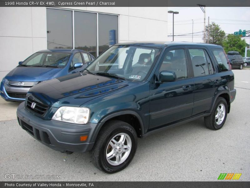 Cypress Green Pearl / Charcoal 1998 Honda CR-V EX 4WD