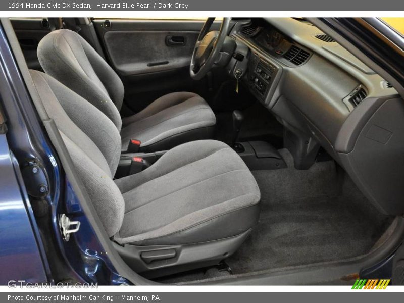 Harvard Blue Pearl / Dark Grey 1994 Honda Civic DX Sedan