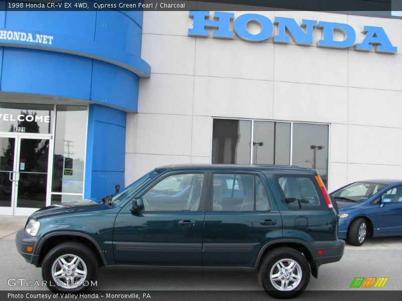 Cypress Green Pearl / Charcoal 1998 Honda CR-V EX 4WD
