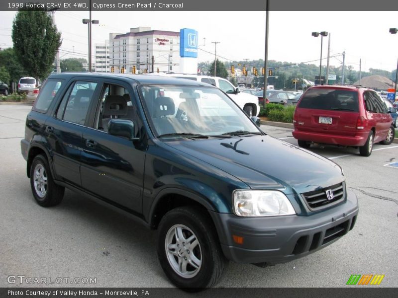 Cypress Green Pearl / Charcoal 1998 Honda CR-V EX 4WD