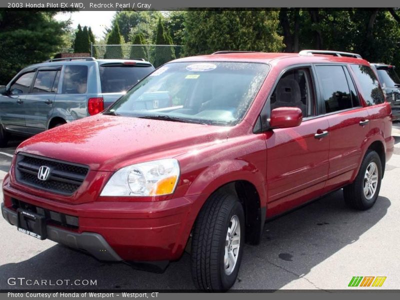 Redrock Pearl / Gray 2003 Honda Pilot EX 4WD