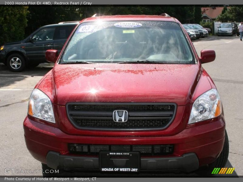 Redrock Pearl / Gray 2003 Honda Pilot EX 4WD