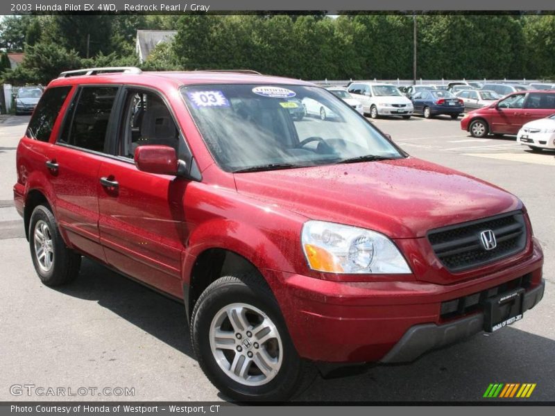 Redrock Pearl / Gray 2003 Honda Pilot EX 4WD