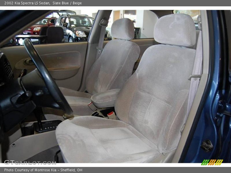 Slate Blue / Beige 2002 Kia Spectra LS Sedan