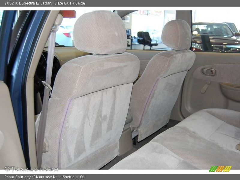 Slate Blue / Beige 2002 Kia Spectra LS Sedan