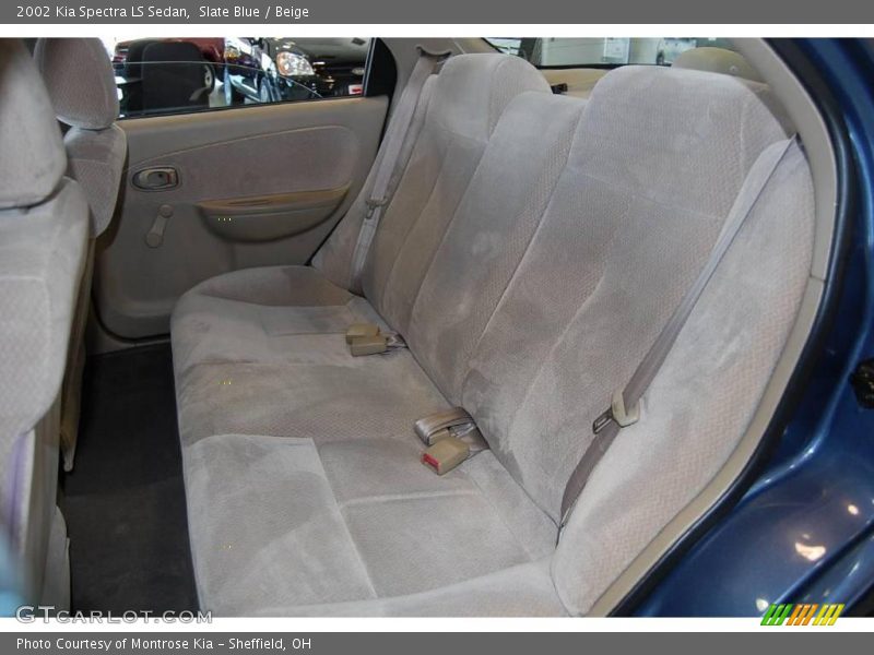 Slate Blue / Beige 2002 Kia Spectra LS Sedan