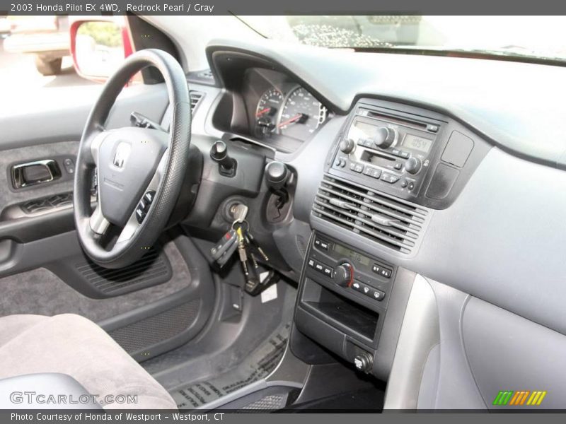 Redrock Pearl / Gray 2003 Honda Pilot EX 4WD