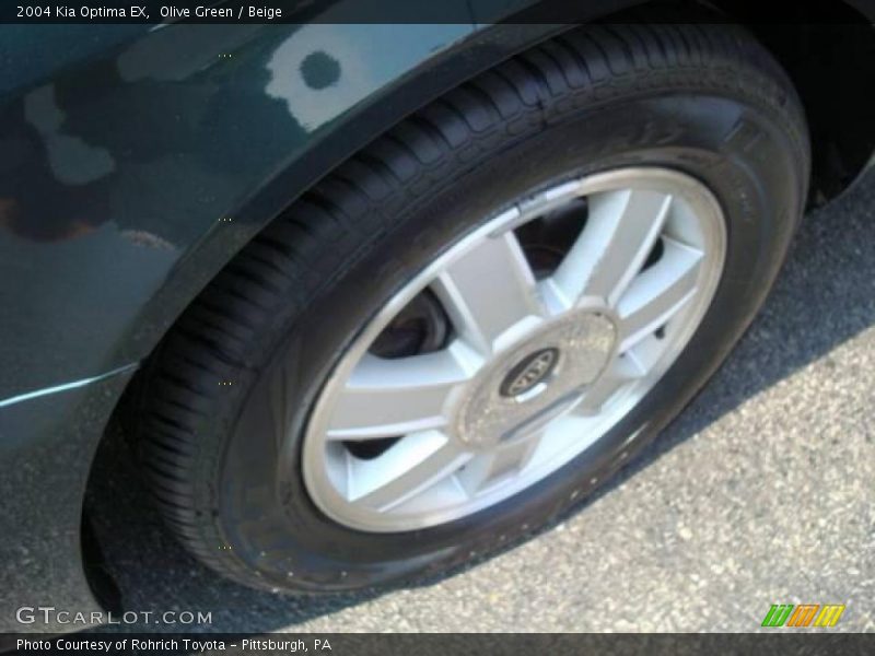 Olive Green / Beige 2004 Kia Optima EX