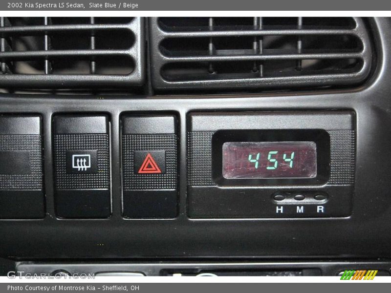 Slate Blue / Beige 2002 Kia Spectra LS Sedan