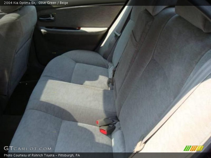 Olive Green / Beige 2004 Kia Optima EX