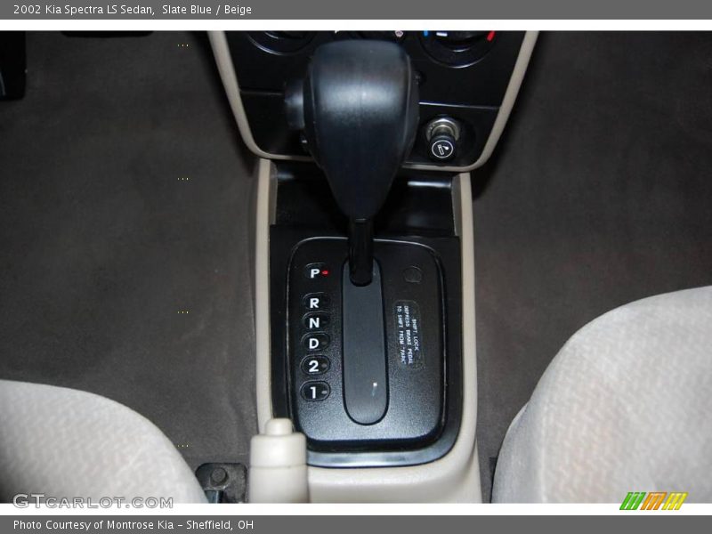 Slate Blue / Beige 2002 Kia Spectra LS Sedan
