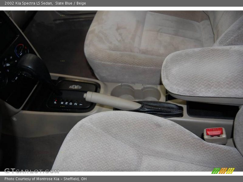 Slate Blue / Beige 2002 Kia Spectra LS Sedan